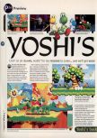 Scan de la preview de Yoshi's Story paru dans le magazine 64 Magazine 03, page 1
