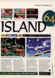 Scan of the preview of Yoshi's Story published in the magazine 64 Magazine 03, page 12