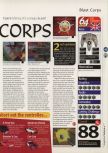 Scan of the review of Blast Corps published in the magazine 64 Magazine 04, page 2