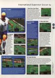 Scan of the walkthrough of International Superstar Soccer 64 published in the magazine 64 Magazine 04, page 2
