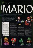 Scan of the walkthrough of Mario Kart 64 published in the magazine 64 Magazine 04, page 1