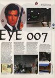 Scan of the preview of Goldeneye 007 published in the magazine 64 Magazine 04, page 6