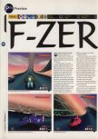 Scan of the preview of F-Zero X published in the magazine 64 Magazine 04, page 5