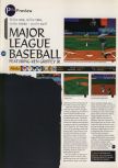 Scan of the preview of Major League Baseball Featuring Ken Griffey, Jr. published in the magazine 64 Magazine 04, page 1