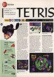 Scan of the review of Tetrisphere published in the magazine 64 Magazine 05, page 1