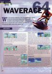 Scan of the walkthrough of Wave Race 64 published in the magazine 64 Extreme 2, page 1