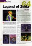 Scan of the preview of The Legend Of Zelda: Ocarina Of Time published in the magazine 64 Extreme 2, page 1
