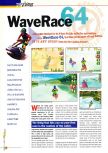 Scan of the review of Wave Race 64 published in the magazine 64 Extreme 1, page 1