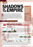 Scan de la soluce de Star Wars: Shadows Of The Empire paru dans le magazine 64 Extreme 1, page 1