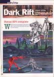 Scan of the preview of Dark Rift published in the magazine 64 Extreme 3, page 4