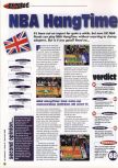 Scan of the review of NBA Hangtime published in the magazine 64 Extreme 8, page 1