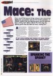 Scan du test de Mace: The Dark Age paru dans le magazine 64 Extreme 8, page 1