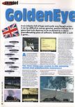 Scan of the review of Goldeneye 007 published in the magazine 64 Extreme 8, page 1