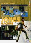Scan of the review of Indiana Jones and the Infernal Machine published in the magazine N64 55, page 2