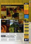 Scan of the review of Indiana Jones and the Infernal Machine published in the magazine N64 55, page 4
