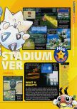Scan of the review of Pokemon Stadium 2 published in the magazine N64 55, page 2