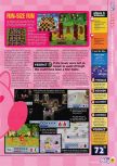 Scan of the review of Kirby 64: The Crystal Shards published in the magazine N64 57, page 4