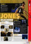 Scan of the walkthrough of Indiana Jones and the Infernal Machine published in the magazine N64 57, page 2