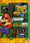 Scan of the review of Paper Mario published in the magazine N64 58, page 2