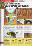 Scan of the walkthrough of Buck Bumble published in the magazine 64 Soluces 4, page 12