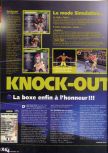 Scan of the review of Knockout Kings 2000 published in the magazine X64 23, page 1