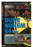 Scan of the preview of Duke Nukem 64 published in the magazine Magazine 64 01, page 1
