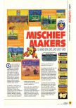 Scan du test de Mischief Makers paru dans le magazine Magazine 64 01, page 1