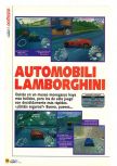 Scan du test de Automobili Lamborghini paru dans le magazine Magazine 64 01, page 1