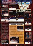 Scan of the preview of WWF War Zone published in the magazine GamePro 112, page 1