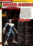 Scan of the walkthrough of Killer Instinct Gold published in the magazine 64 Solutions 02, page 1