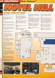 Scan of the walkthrough of  published in the magazine 64 Solutions 03, page 45