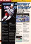 Scan of the walkthrough of Wayne Gretzky's 3D Hockey published in the magazine 64 Solutions 03, page 1