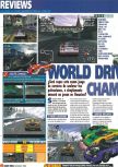 Scan du test de World Driver Championship paru dans le magazine Games World 01, page 1