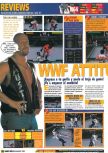 Scan of the review of WWF Attitude published in the magazine Games World 01, page 1