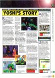 Scan of the preview of Yoshi's Story published in the magazine Magazine 64 02, page 1