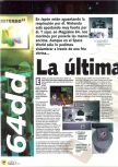 Scan de l'article La última frontera paru dans le magazine Magazine 64 02, page 1