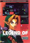 Scan de la preview de The Legend Of Zelda: Ocarina Of Time paru dans le magazine Magazine 64 03, page 12