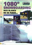 Scan de la preview de 1080 Snowboarding paru dans le magazine Magazine 64 03, page 1