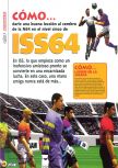 Scan of the walkthrough of International Superstar Soccer 64 published in the magazine Magazine 64 06, page 1