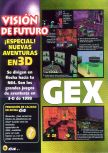 Scan of the preview of Gex 64: Enter the Gecko published in the magazine Magazine 64 07, page 6