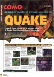 Scan of the walkthrough of Quake published in the magazine Magazine 64 09, page 1