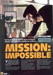 Scan du test de Mission : Impossible paru dans le magazine Magazine 64 10, page 1
