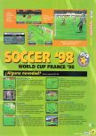 Scan du test de International Superstar Soccer 98 paru dans le magazine Magazine 64 10, page 2
