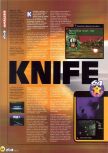Scan du test de Knife Edge paru dans le magazine Magazine 64 13, page 1