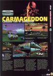 Scan of the preview of Carmageddon 64 published in the magazine Magazine 64 15, page 1