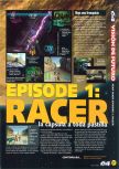 Scan of the preview of Star Wars: Episode I: Racer published in the magazine Magazine 64 18, page 2