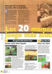 Scan of the article Los 20 momentos de juego más alucinantes published in the magazine Magazine 64 18, page 1
