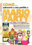 Scan of the walkthrough of Mario Party published in the magazine Magazine 64 18, page 1
