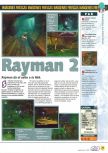 Scan de la preview de Rayman 2: The Great Escape paru dans le magazine Magazine 64 21, page 9
