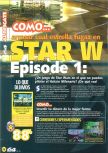 Scan of the walkthrough of Star Wars: Episode I: Racer published in the magazine Magazine 64 21, page 1